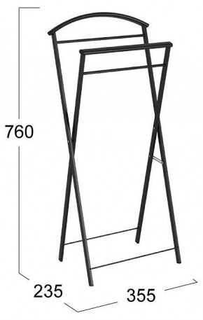 Вешалка для костюма Контур в Глазове - glazov.mebel24.online | фото