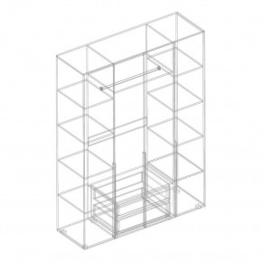 ВИТА Шкаф 4-ств для одежды в Глазове - glazov.mebel24.online | фото 2