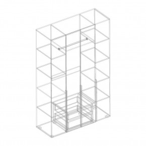ВИТА Шкаф 4-ств с зеркалом в Глазове - glazov.mebel24.online | фото 2