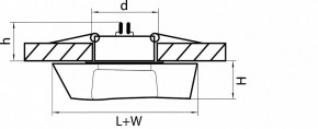 Встраиваемый светильник Lightstar Flutto 006430 в Глазове - glazov.mebel24.online | фото 3