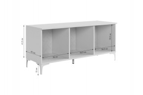 ЗЕФИР Гостиная К1 (белое дерево/белый муар) в Глазове - glazov.mebel24.online | фото 4