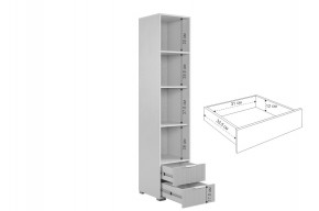 ЗЕФИР Гостиная К1 (белое дерево/белый муар) в Глазове - glazov.mebel24.online | фото 6